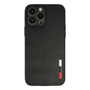İphone 13 Pro Max Kılıf Loop Deri Silikon - Siyah