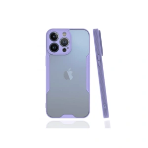 İphone 13 Pro Max Kılıf Platin Silikon - Lila