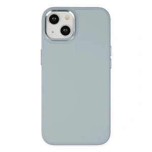 İphone 14 Plus Kılıf Asya Deri Silikon - Sierra Blue