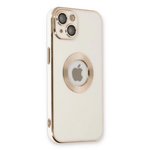 İphone 14 Plus Kılıf Store Silikon - Beyaz