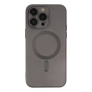 İphone 14 Pro Kılıf Moshi Lens Magneticsafe Silikon - Füme