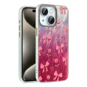 İphone 15 Kılıf Blade Aynalı Desenli Kapak - Desen 3