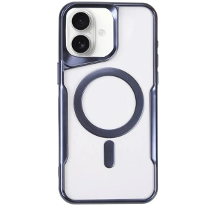 İphone 16 Plus Kılıf Boyi Magsafe Silikon Kapak - Lacivert