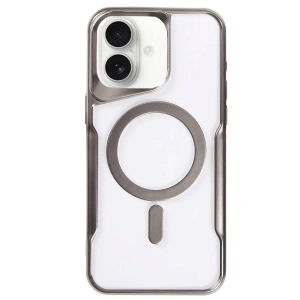 İphone 16 Plus Kılıf Boyi Magsafe Silikon Kapak - Titan Gri