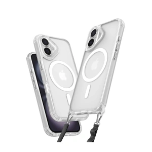 İphone 16 Plus Kılıf Enka Magsafe Silikon Kılıf - Şeffaf