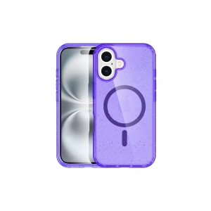 İphone 16 Plus Kılıf  Magsafe Kapak - Mor