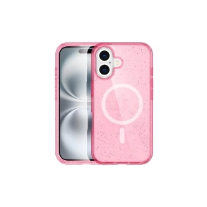 İphone 16 Plus Kılıf  Magsafe Kapak - Pembe