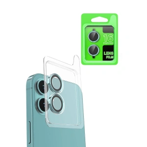 İphone 16 Plus Raze Metal Kamera Lens - Turkuaz