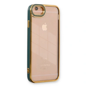 İphone 6 Kılıf Liva Lens Silikon - Yeşil