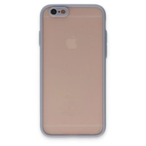 İphone 6 Kılıf Montreal Silikon Kapak - Gri