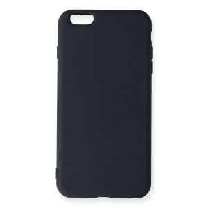 İphone 6 Plus Kılıf Nano İçi Kadife Silikon - Lacivert