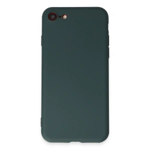 İphone 7 Kılıf First Silikon - Koyu Yeşil