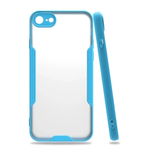 İphone 7 Kılıf Platin Silikon - Mavi