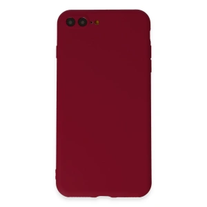 İphone 7 Plus Kılıf First Silikon - Bordo