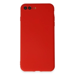İphone 7 Plus Kılıf First Silikon - Kırmızı