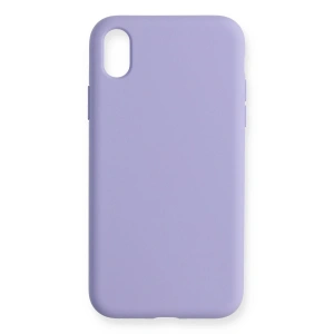 İphone Xr Kılıf Nano İçi Kadife Silikon - Lila