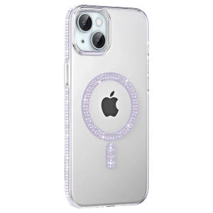 Joko Apple İphone 14 Move Taşlı Magsafe Kapak - Lila