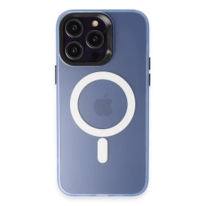 Joko İphone 15 Pro Max Kılıf Mateks Magsafe Kapak - Sierra Blue