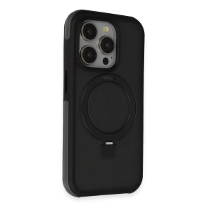 Joko İphone 15 Pro Max Zorda Airbag Magsafe Standlı Kapak - Siyah