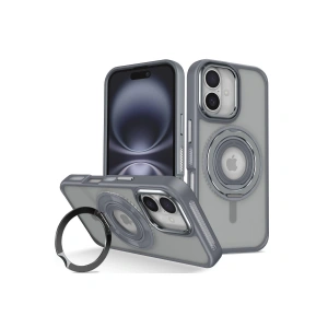 Joko İphone 16 Banza Magsafe Standlı Kapak - Titan Gri