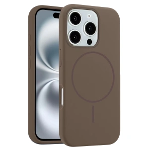 Joko İphone 16 Pro Kılıf Jully Magsafe Kapak - Kahverengi