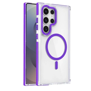 Joko Samsung Galaxy S25 Ultra Bella Magsafe Kapak - Derin Mor