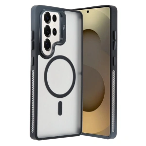 Joko Samsung Galaxy S25 Ultra Flet Lens Magsafe Kapak - Siyah