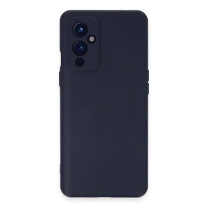 One Plus 9 Kılıf Nano İçi Kadife Silikon - Lacivert