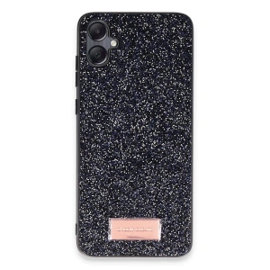 Onegif Samsung Galaxy A05 Bright Simli Kapak - Siyah