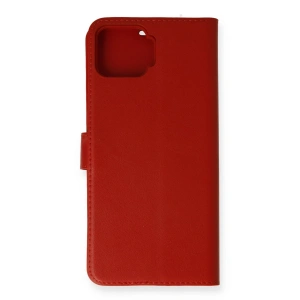 Oppo A73 Kılıf Trend S Plus Kapaklı Kılıf - Kırmızı