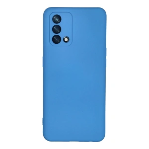 Oppo A74 4g Kılıf Nano İçi Kadife Silikon - Mavi