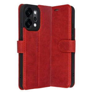 Oppo Reno 14 Trend S Plus Kapaklı Kılıf - Kırmızı