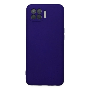Oppo Reno 4 Lite Kılıf Nano İçi Kadife Silikon - Mor