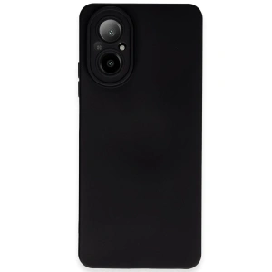 Realme 12 Lite Kılıf Nano İçi Kadife Silikon - Siyah