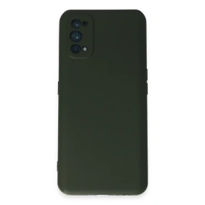 Realme 7 Pro Kılıf Nano İçi Kadife Silikon - Koyu Yeşil
