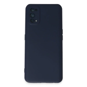 Realme 7 Pro Kılıf Nano İçi Kadife Silikon - Lacivert