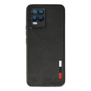 Realme 8 Kılıf Loop Deri Silikon - Siyah