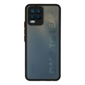 Realme 8 Kılıf Montreal Silikon Kapak - Siyah