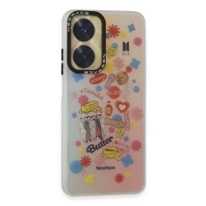 Realme C55 Kılıf Estoril Desenli Kapak - Estoril - 16