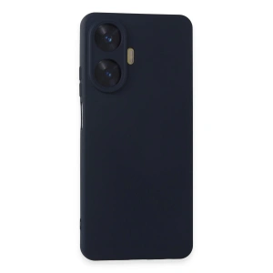 Realme C55 Kılıf Nano İçi Kadife Silikon - Lacivert