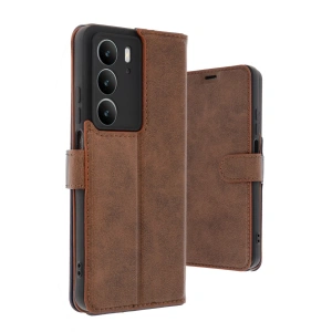 Realme C75 4g Trend S Plus Kapaklı Kılıf - Taba