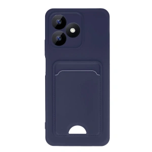 Realme Note 50 4g Kılıf Kelvin Kartvizitli Silikon - Lacivert