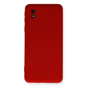 Samsung Galaxy A01 Core Kılıf Nano İçi Kadife Silikon - Kırmızı
