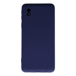 Samsung Galaxy A01 Core Kılıf Nano İçi Kadife Silikon - Lacivert