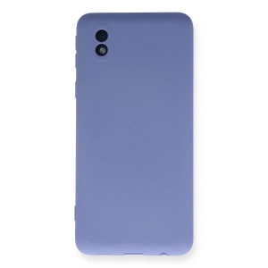 Samsung Galaxy A01 Core Kılıf Nano İçi Kadife Silikon - Lila