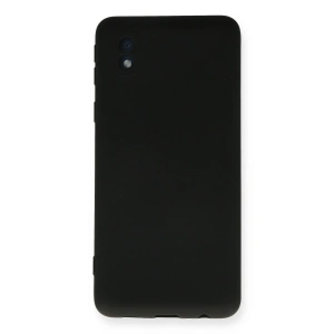 Samsung Galaxy A01 Core Kılıf Nano İçi Kadife Silikon - Siyah