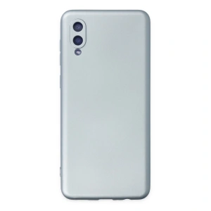 Samsung Galaxy A02 Kılıf Nano İçi Kadife Silikon - Sky Blue