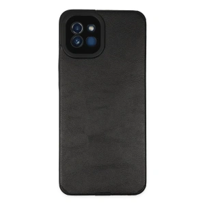 Samsung Galaxy A03 Kılıf Loop Deri Silikon - Siyah