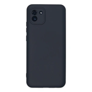 Samsung Galaxy A03 Kılıf Nano İçi Kadife Silikon - Lacivert