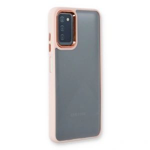 Samsung Galaxy A03s Kılıf Dora Kapak - Pudra